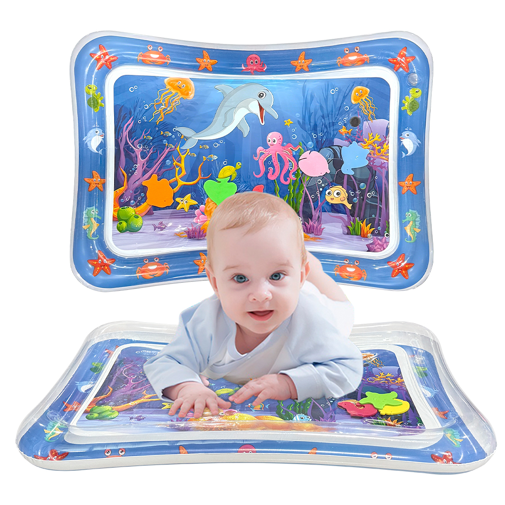 Play Mat Neoprene - 1pc Blue Dolphin Inflatable PVC Playing
