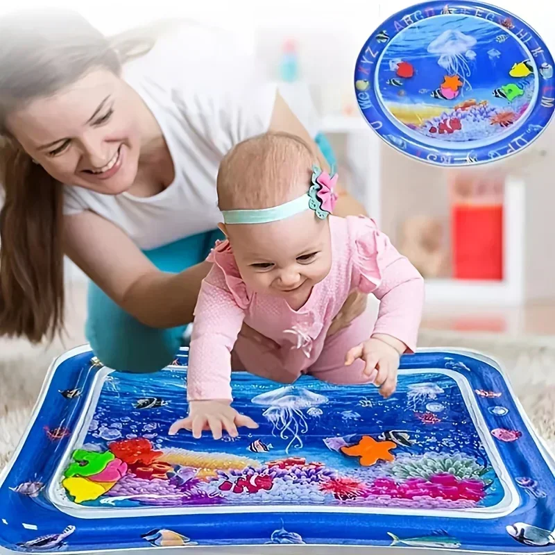 Play Mat Neoprene - Large Baby Playing Water Mat Inflatable
