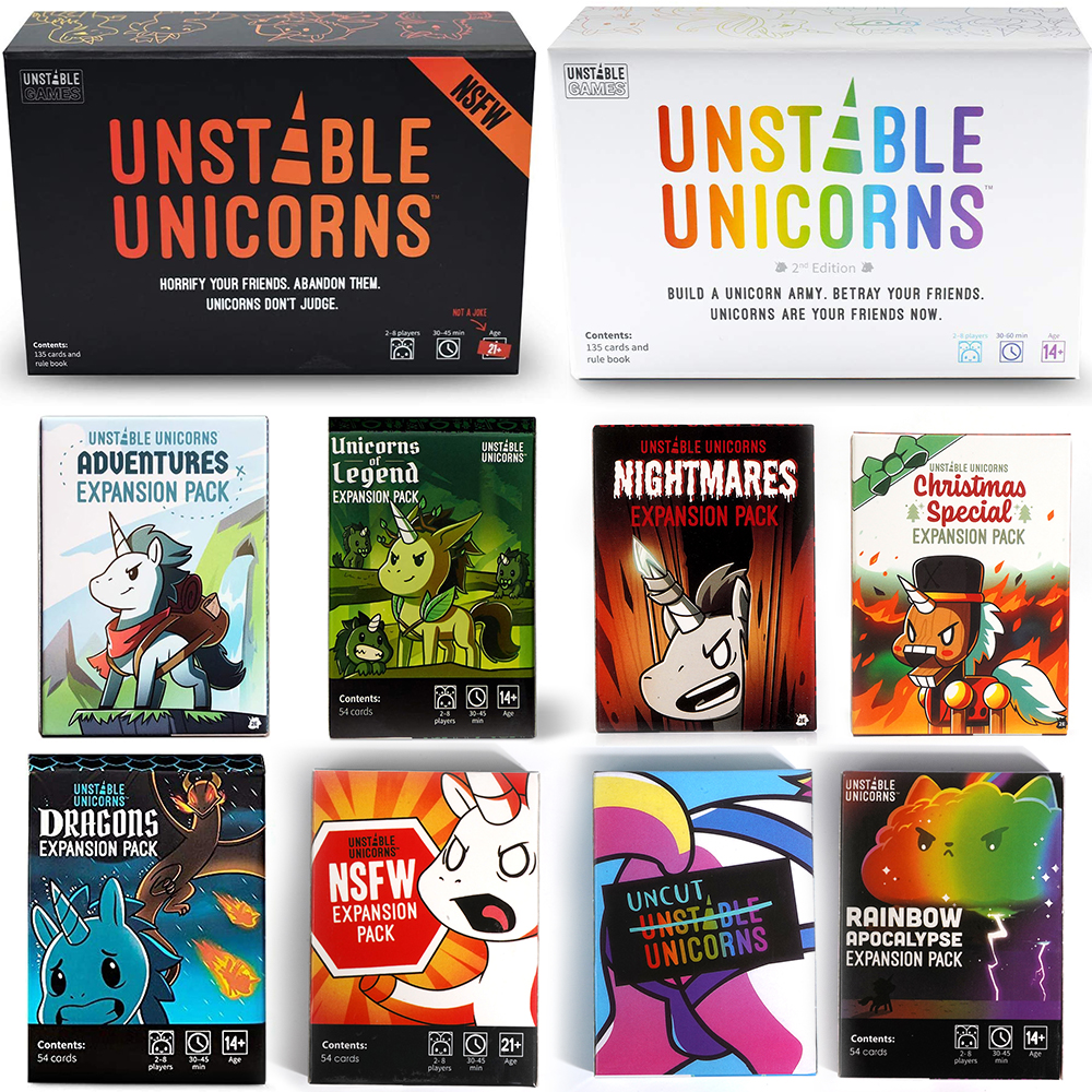 Board Game Virus - Unstable Unicorns Board English Family Party