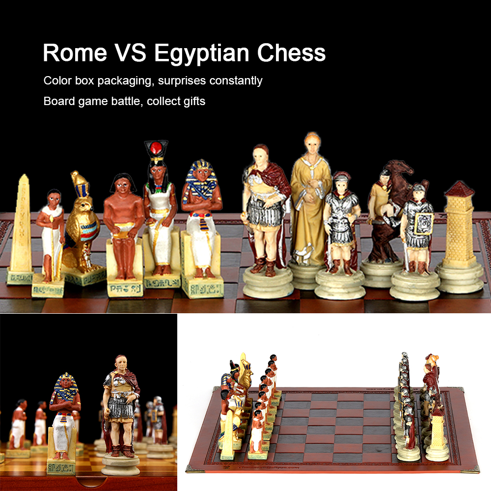 Yearbook Board Game Theme - Role Theme Chess Set - Resin