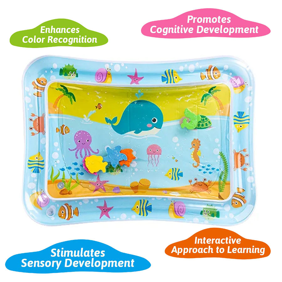 Play Mat Neoprene - Baby Water Play Mat Inflatable Cushion
