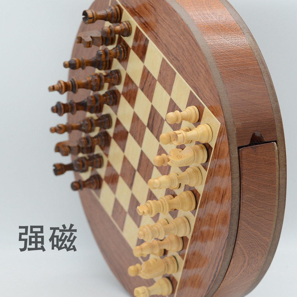 Magnetic Rotating Chess Set, R - Chess Set Wooden のレビューと価格