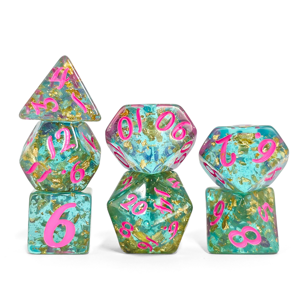 7Pcs/set Shining Foil Inside R - Board Game Dnd のレビューと価格