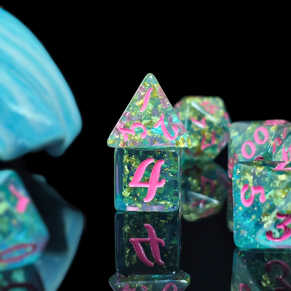 7Pcs/set Shining Foil Inside R - Board Game Dnd のレビューと価格