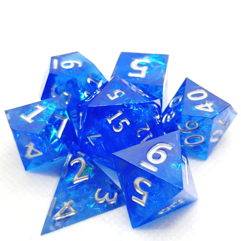 7PCS resin sharp polyhedral di - Board Game Dnd のレビューと価格
