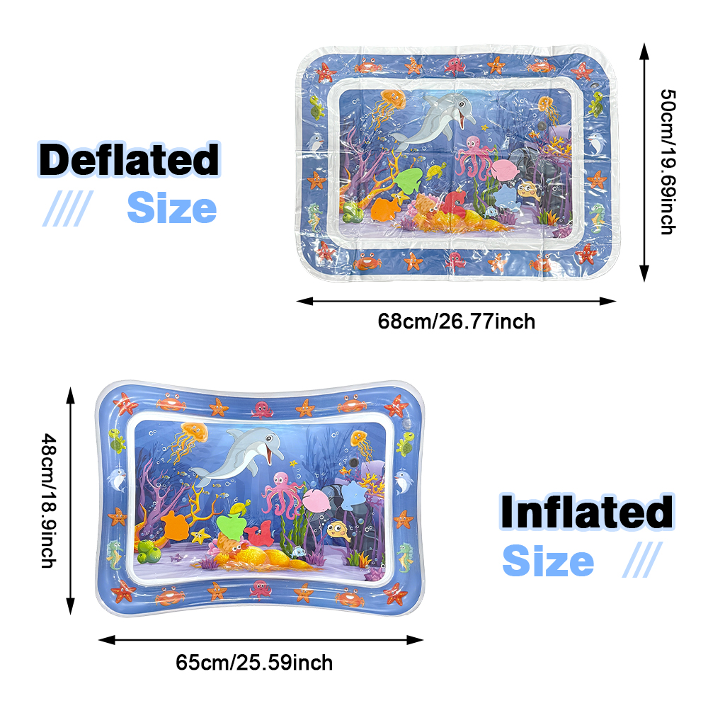 1pc Blue Dolphin Inflatable PV - Play Mat Neoprene のレビューと価格