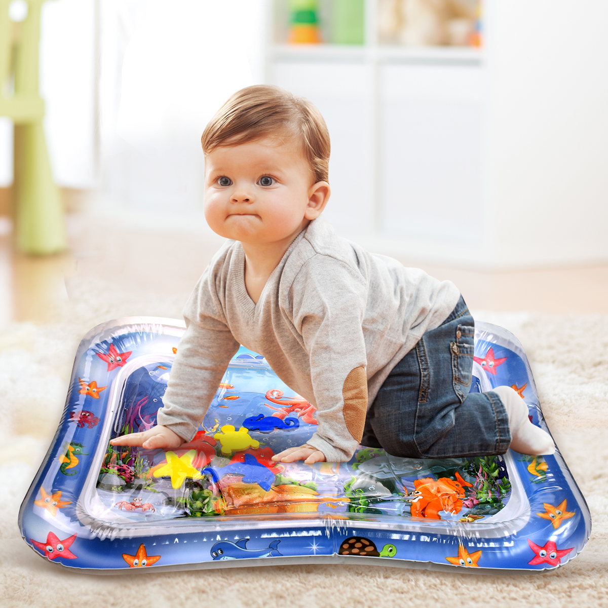 Baby Toys Tummy Time Water Pla - Play Mat Neoprene のレビューと価格