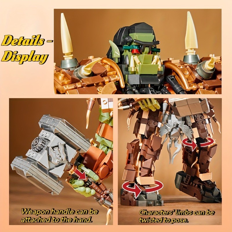 1776pcs ORC Sarr Building Bloc - Board Game Empire のレビューと価格