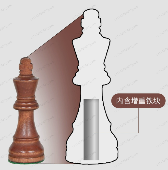 3.5-3.75 Inch Weighted Wooden  - Chess Set Wooden のレビューと価格
