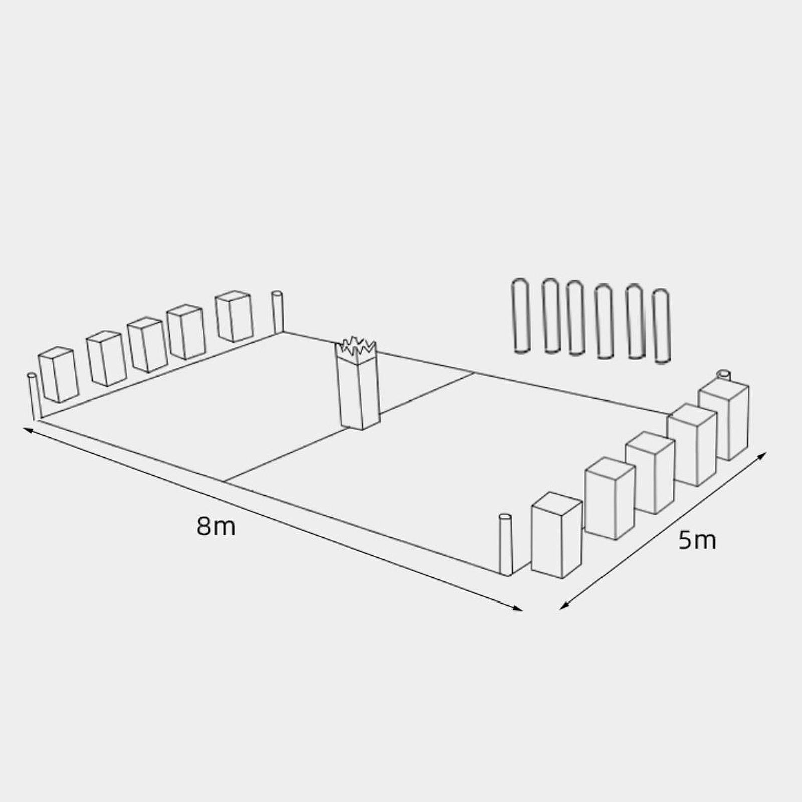 Kubb Wooden Toss Game Set Outd - Chess Set Wooden のレビューと価格