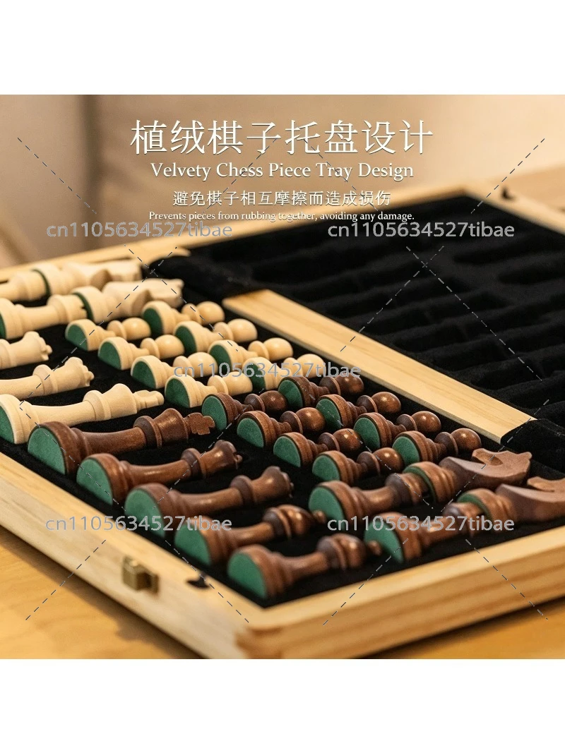 Magnetic Chess Set Solid Wood  - Chess Set Wooden のレビューと価格
