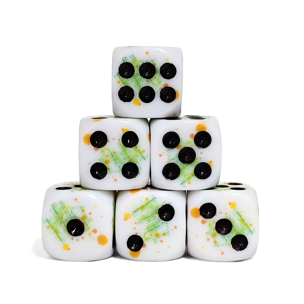 10Pcs/set 16mm 6-Sided White D - Board Game Dnd のレビューと価格