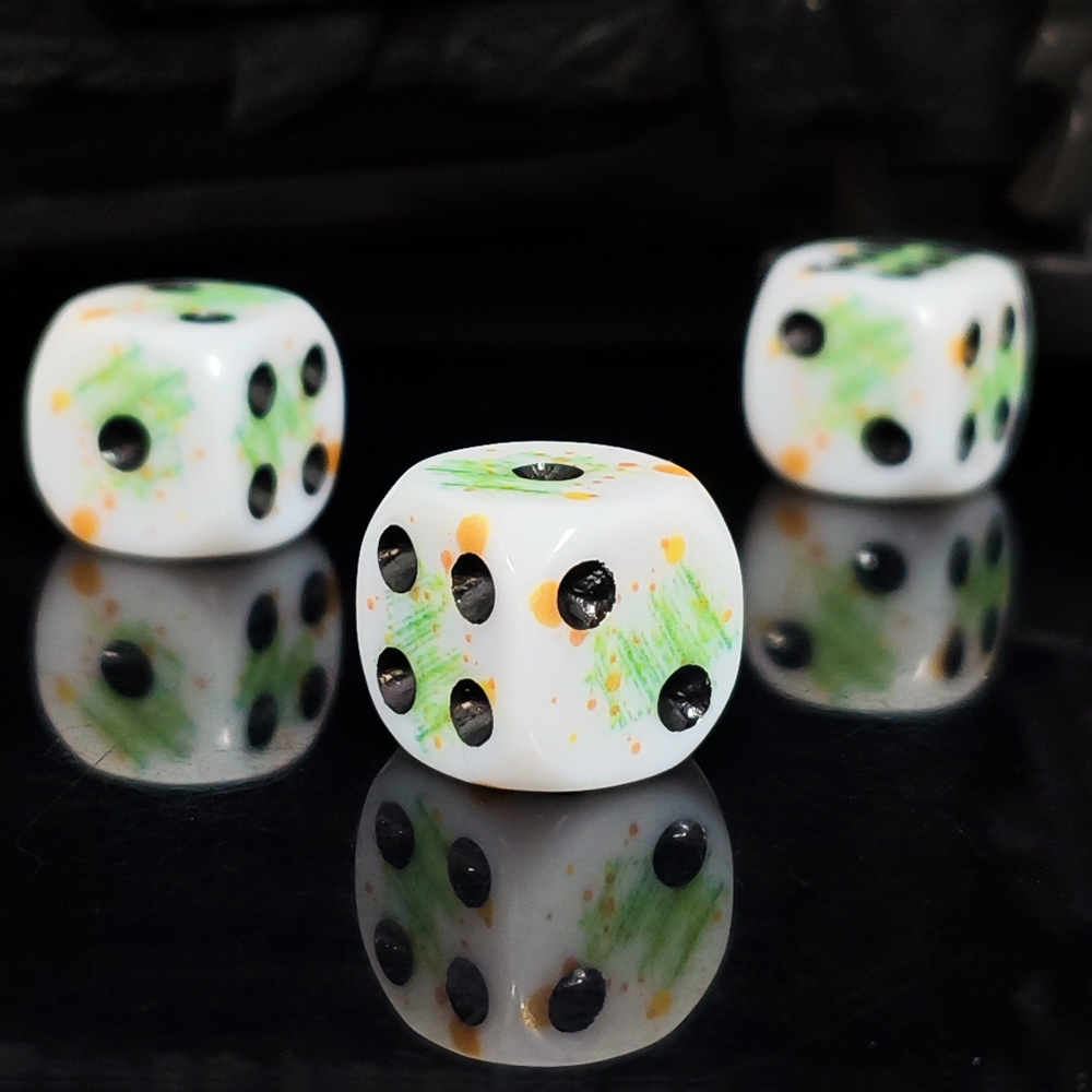 10Pcs/set 16mm 6-Sided White D - Board Game Dnd のレビューと価格