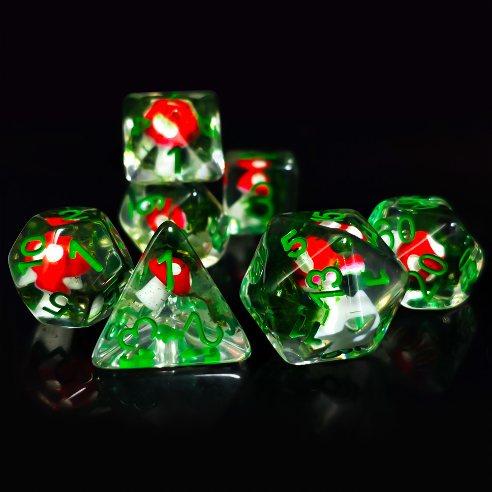 7Pcs/Set DND Dice Transparent  - Board Game Dnd のレビューと価格