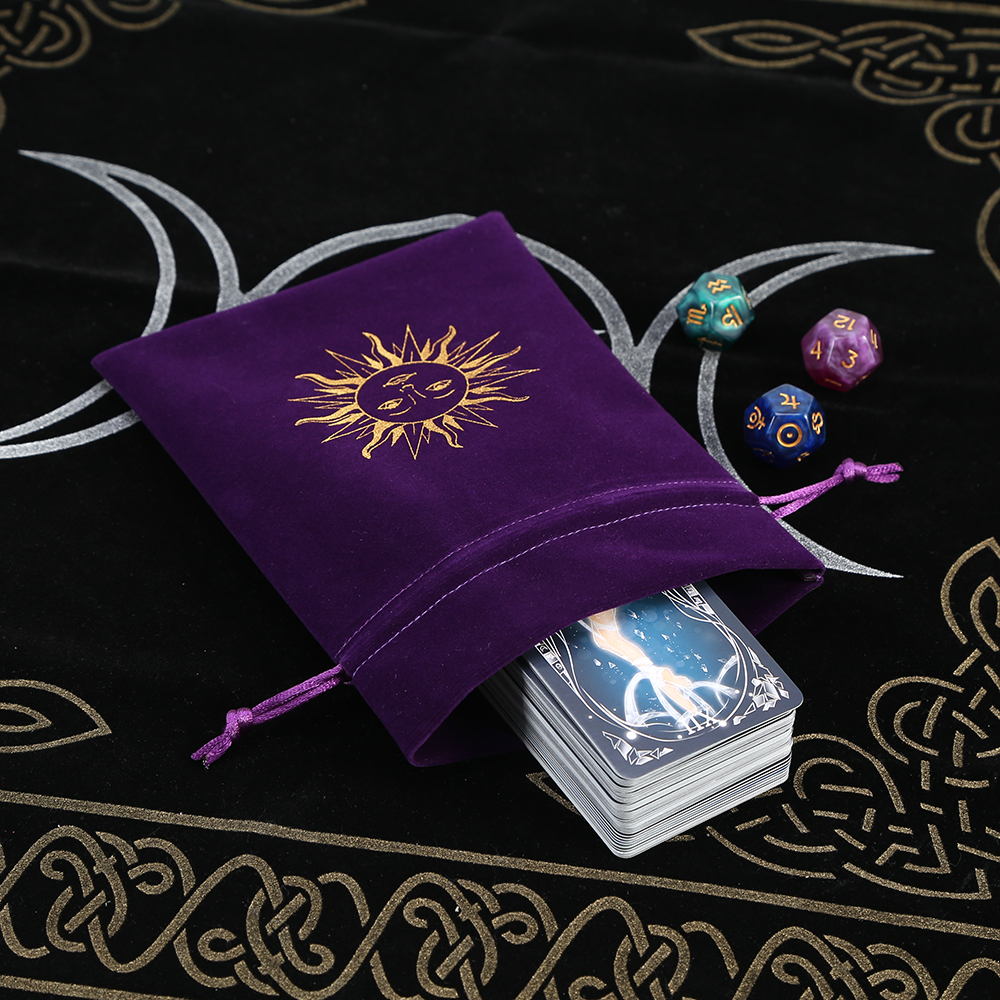 5Pcs Tarot Storage Velvet Bag  - Board Game Box のレビューと価格