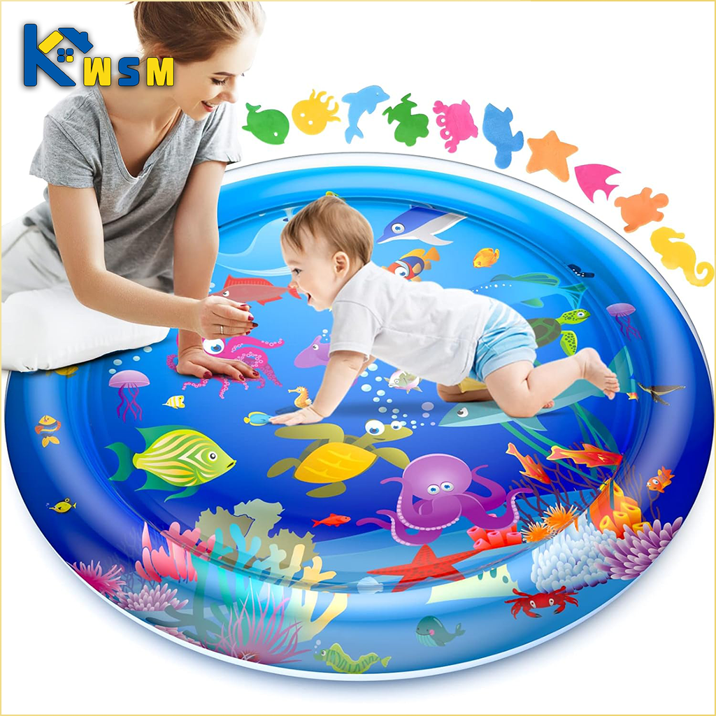 Baby Water Play Mat Inflatable - Play Mat Neoprene のレビューと価格