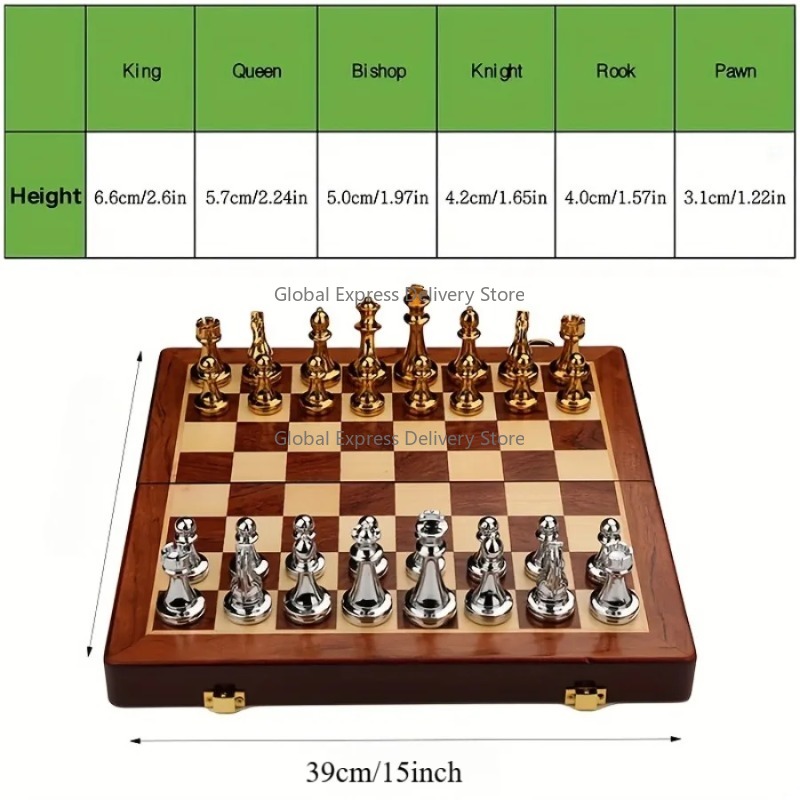 39cm  Solid Wood Chess Set  We - Chess Set Wooden のレビューと価格
