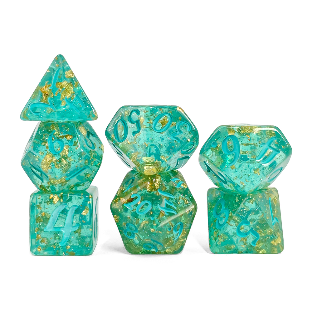 7Pcs/set Glitter Dice Set DnD  - Board Game Dnd のレビューと価格