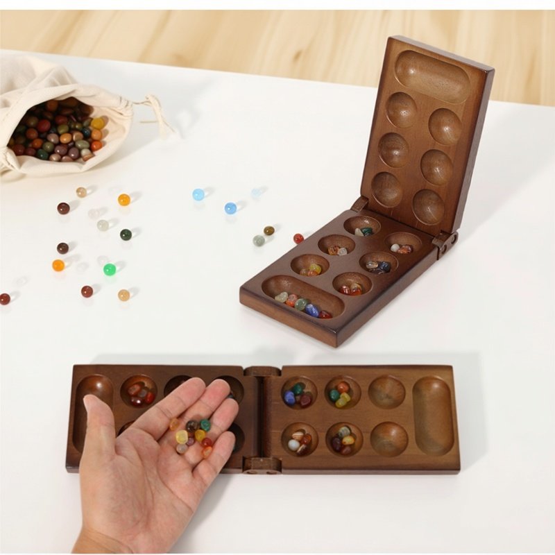 Ancient Mancala African Chess  - Chess Set Wooden のレビューと価格