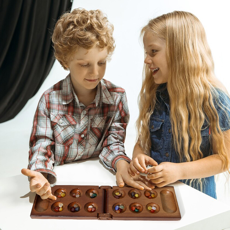 Ancient Mancala African Chess  - Chess Set Wooden のレビューと価格