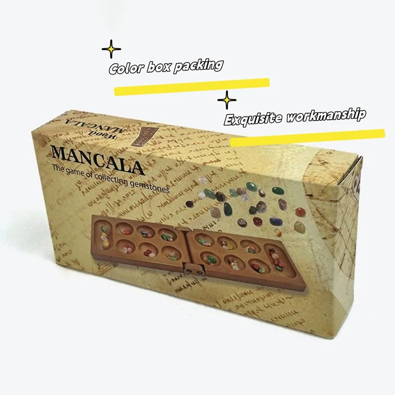 Ancient Mancala African Chess  - Chess Set Wooden のレビューと価格