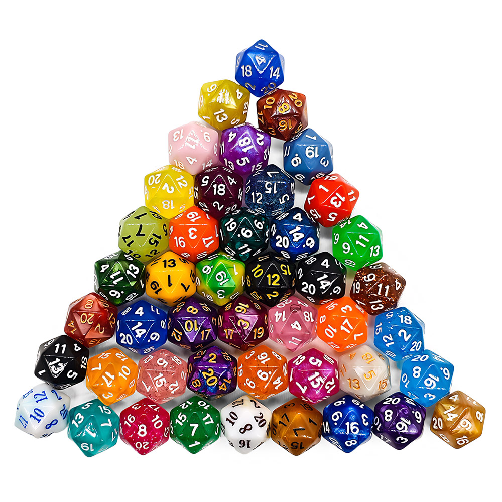 60Pcs Multi-Sided Dices Mixed  - Board Game Dnd のレビューと価格