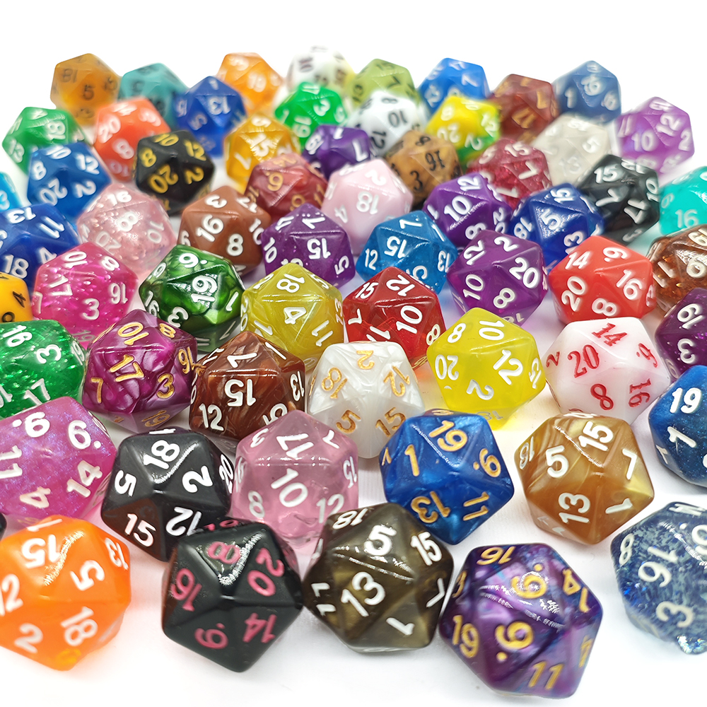 60Pcs Multi-Sided Dices Mixed  - Board Game Dnd のレビューと価格
