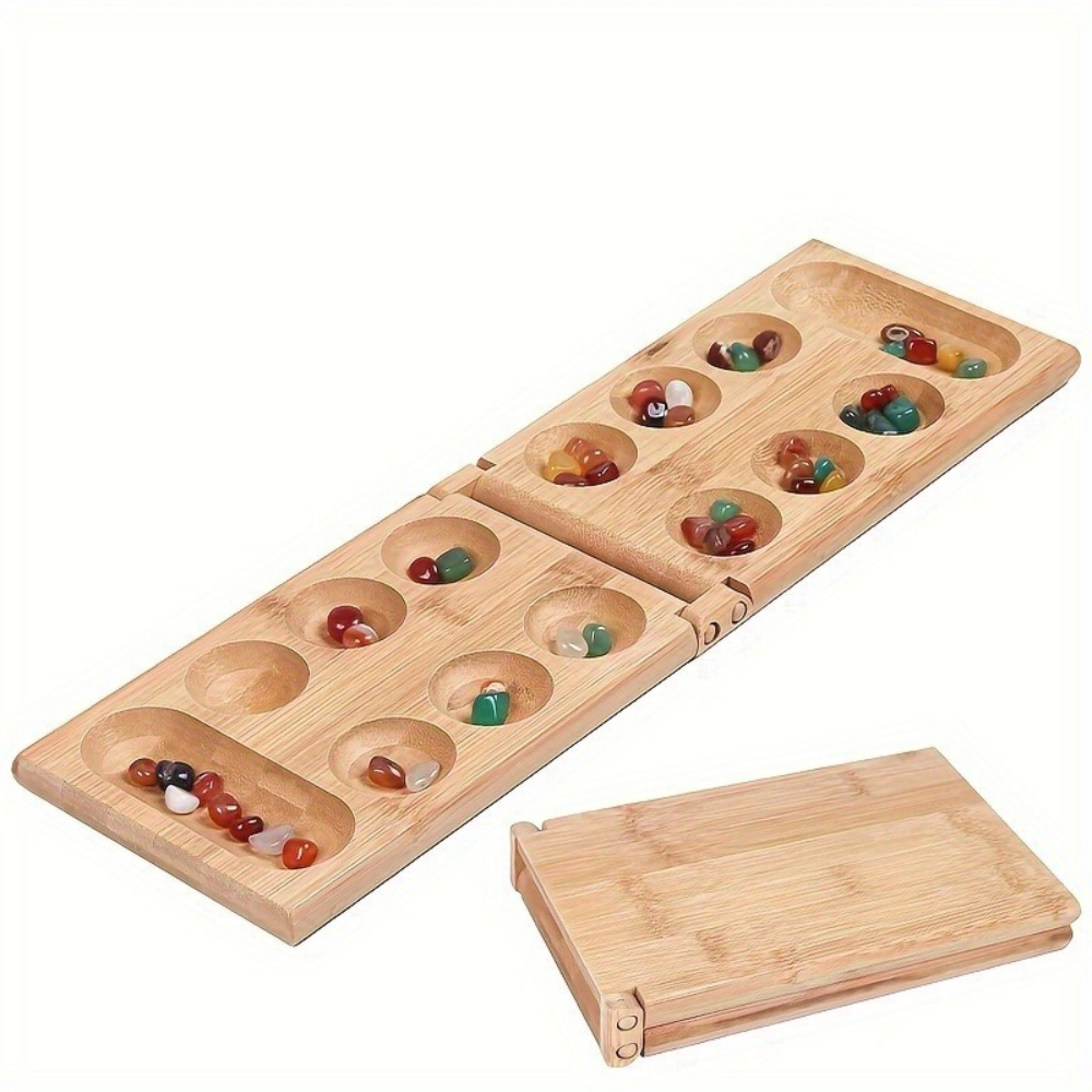 Portable Folding Wooden Mancal - Chess Set Wooden のレビューと価格