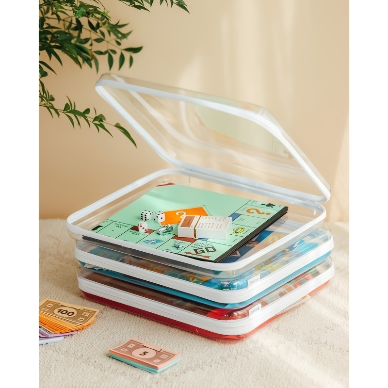 1pc Large Clear Hard Shell Sto - Board Game Box のレビューと価格