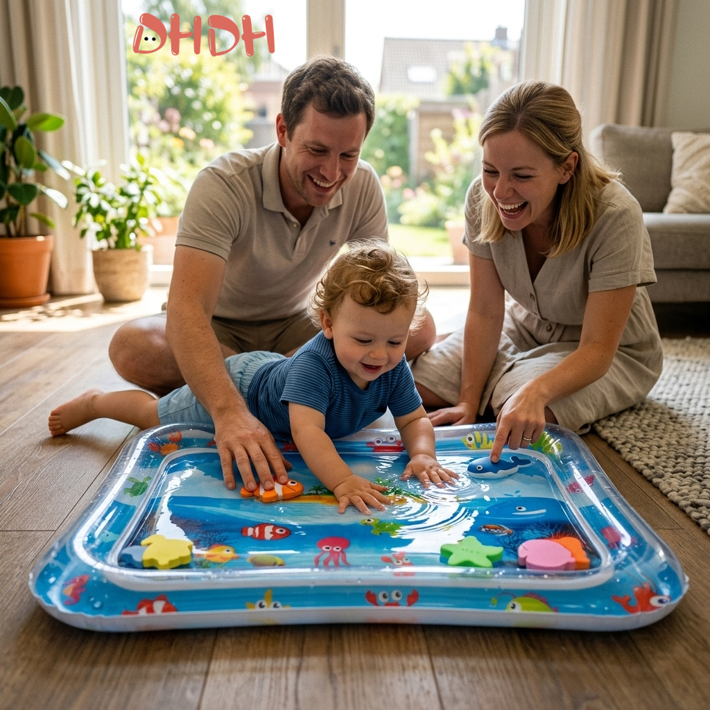 Baby Inflatable Water Play Mat - Play Mat Neoprene のレビューと価格