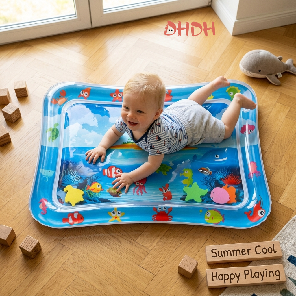 Baby Inflatable Water Play Mat - Play Mat Neoprene のレビューと価格
