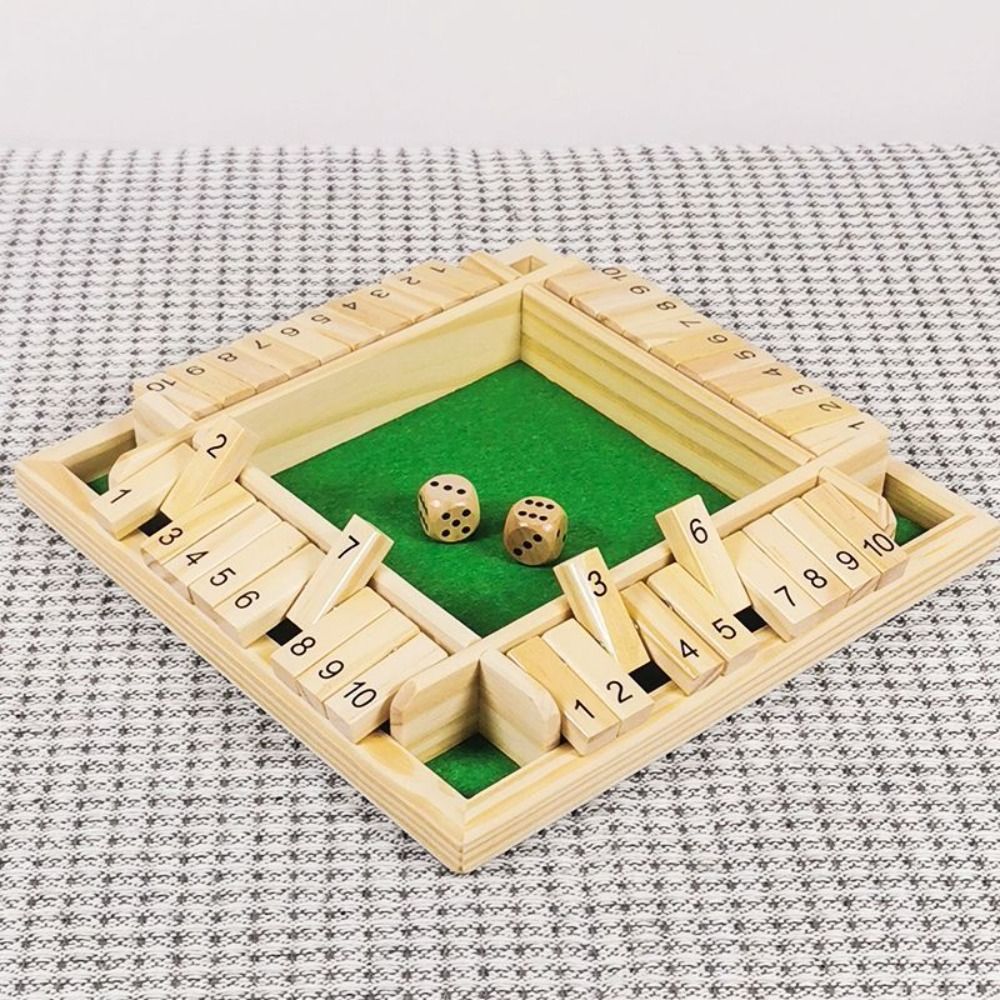 Shut The Box Table Board Game  - Board Game Box のレビューと価格