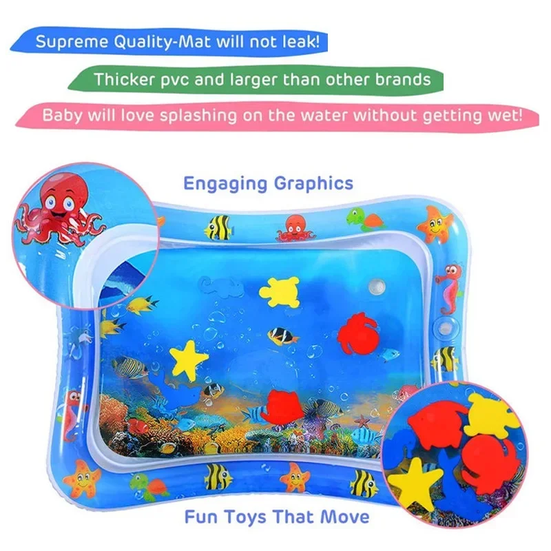 Baby Water Play Mat Inflatable - Play Mat Neoprene のレビューと価格
