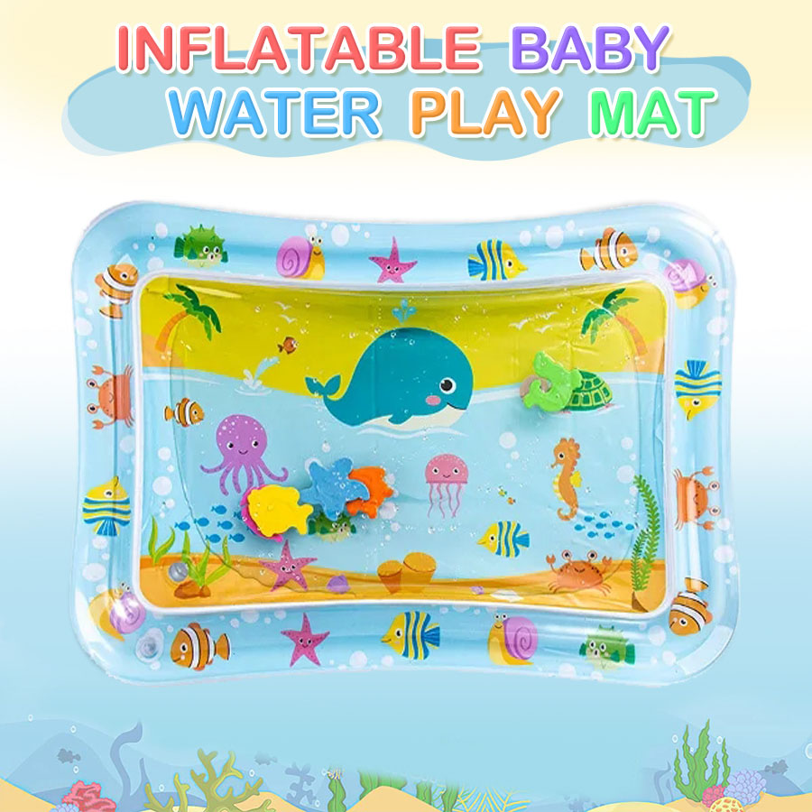 Baby Water Play Mat Inflatable - Play Mat Neoprene のレビューと価格