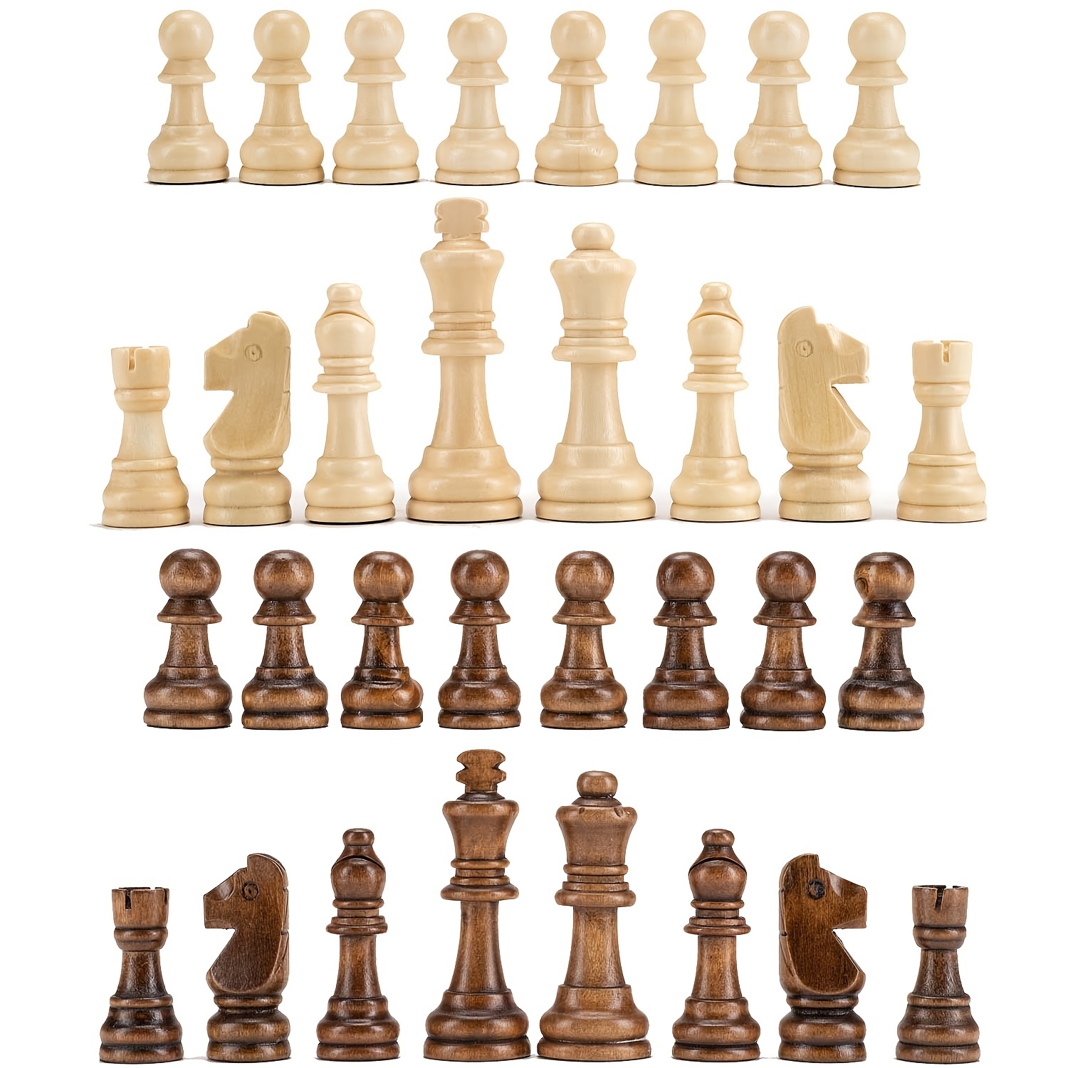 Decorative Wooden Chess Set –  - Chess Set Wooden のレビューと価格