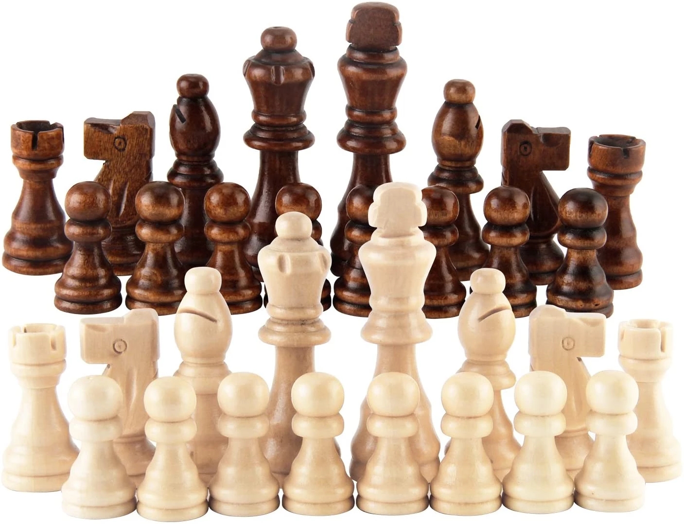 Decorative Wooden Chess Set –  - Chess Set Wooden のレビューと価格