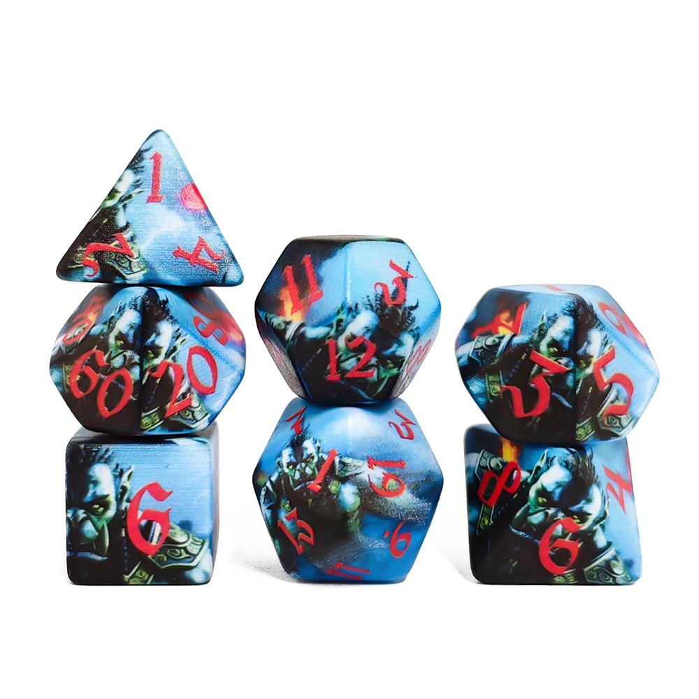 Orc Warrior Polyhedral 7-Piece - Board Game Dnd のレビューと価格