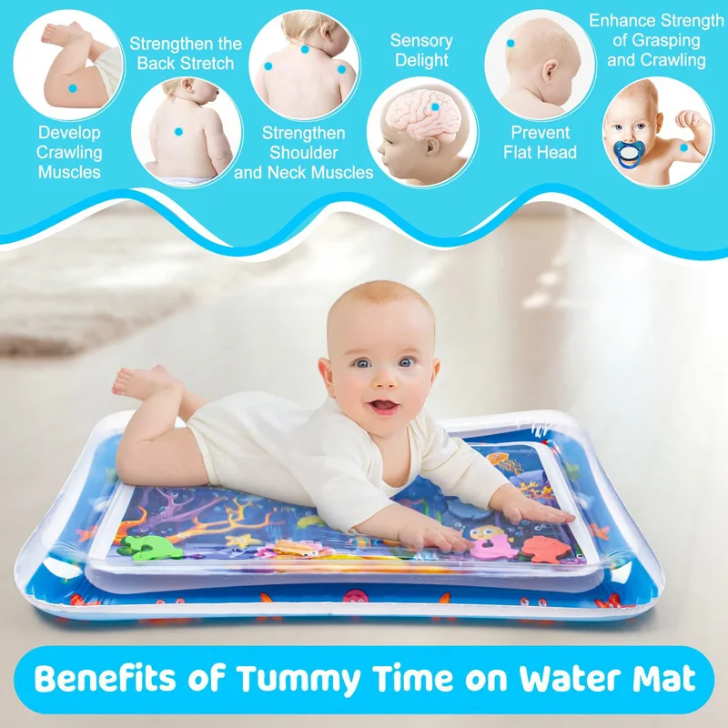 Baby Water Play Mat Inflatable - Play Mat Neoprene のレビューと価格