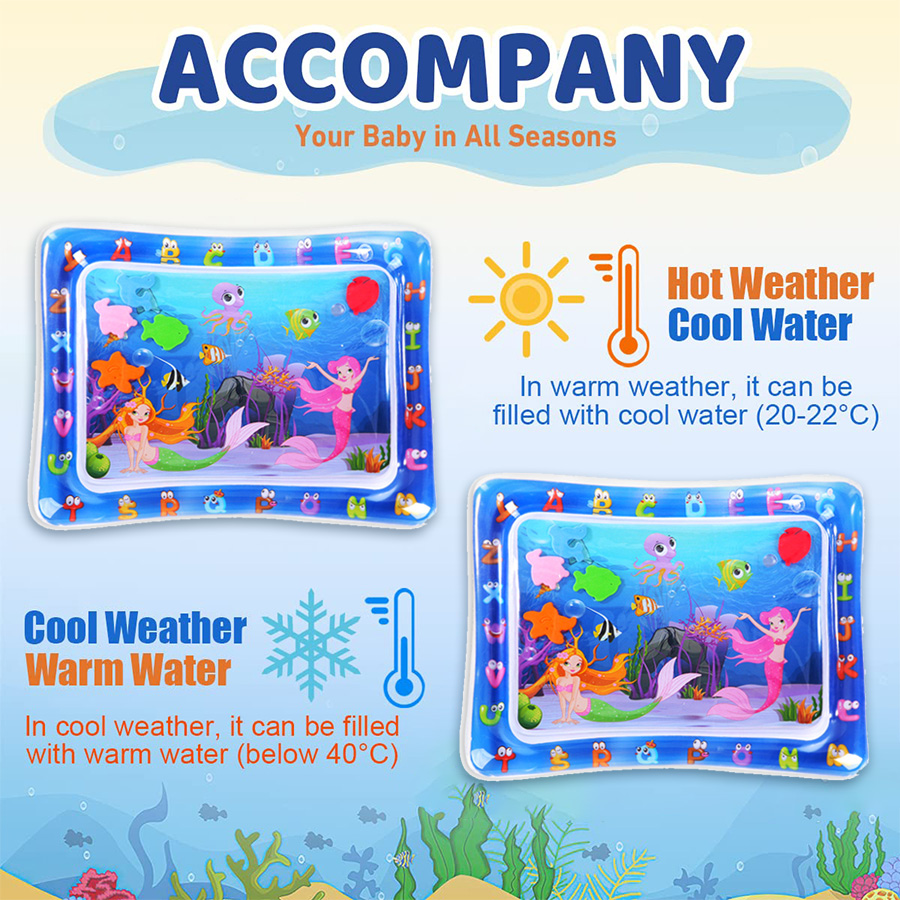 Baby Water Play Mat Inflatable - Play Mat Neoprene のレビューと価格