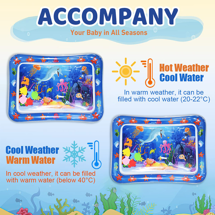 Baby Water Play Mat Inflatable - Play Mat Neoprene のレビューと価格