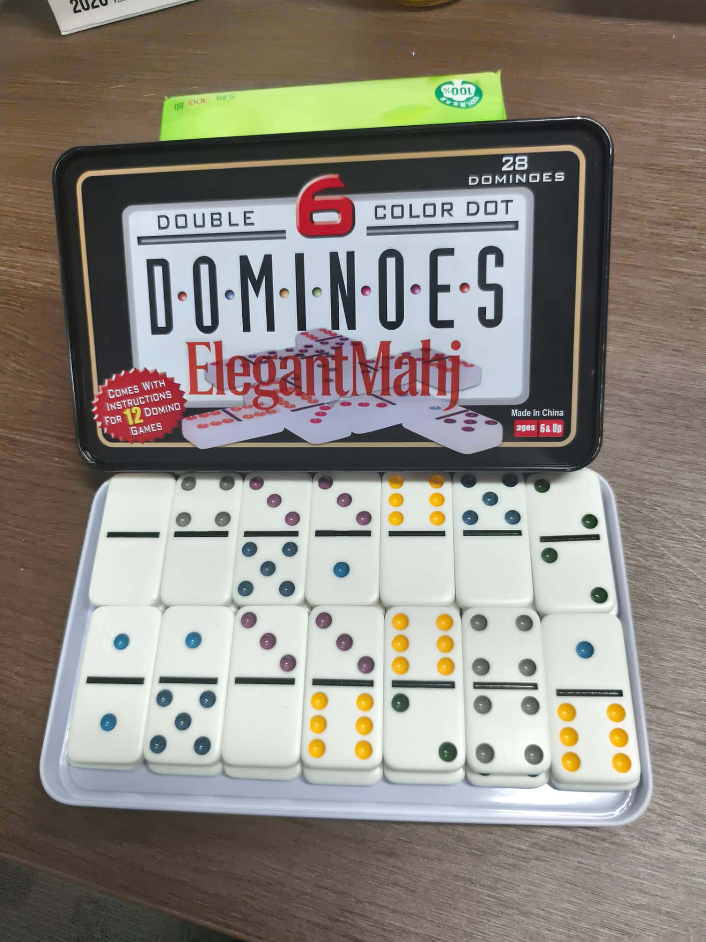 ElegantMahj Double Six Dominoe - Board Game Box のレビューと価格