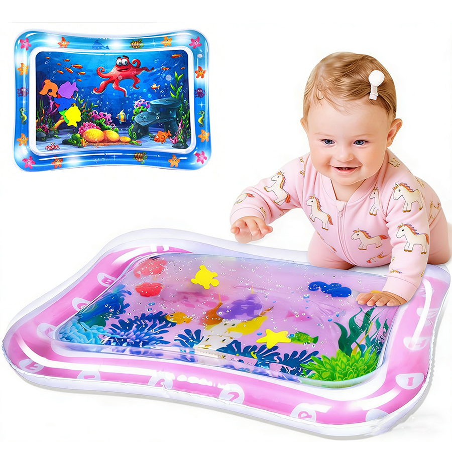 Baby Water Play Mat Inflatable - Play Mat Neoprene のレビューと価格