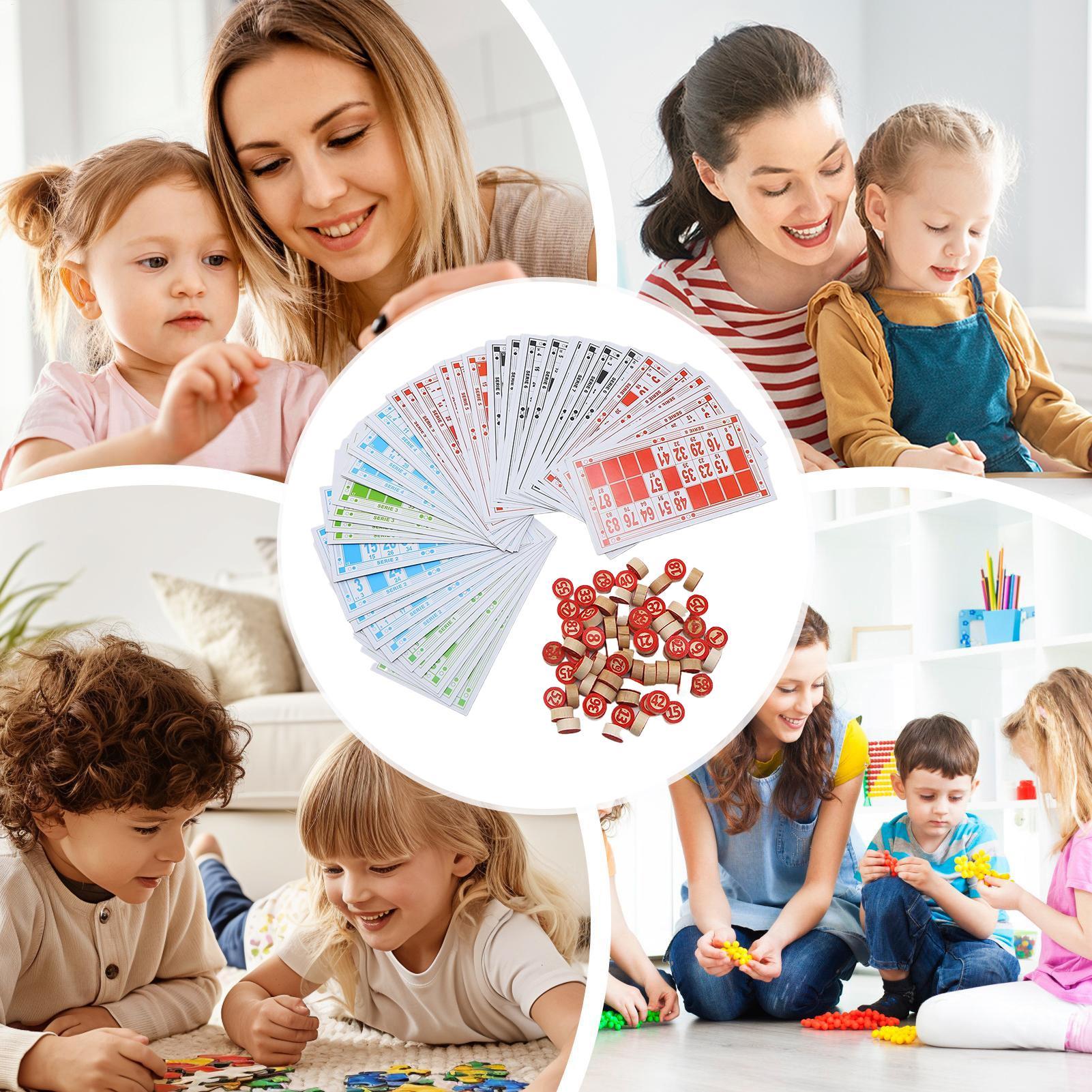 Bingo Set Wooden Funny Educati - Chess Set Wooden のレビューと価格